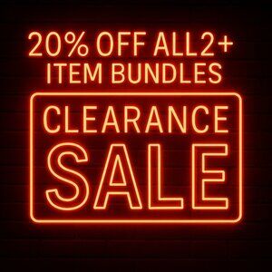 CLOSET CLEARANCE SALE 20% OFF ALL BUNDLES OF 2+ ITEMS
